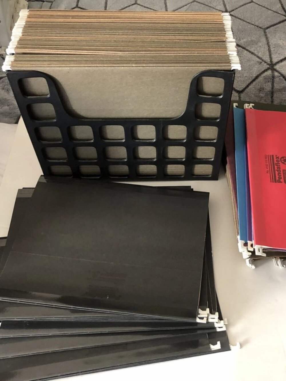 75 Pendaflex Hanging File Folders, Letter Size With Oxford Decoflex File